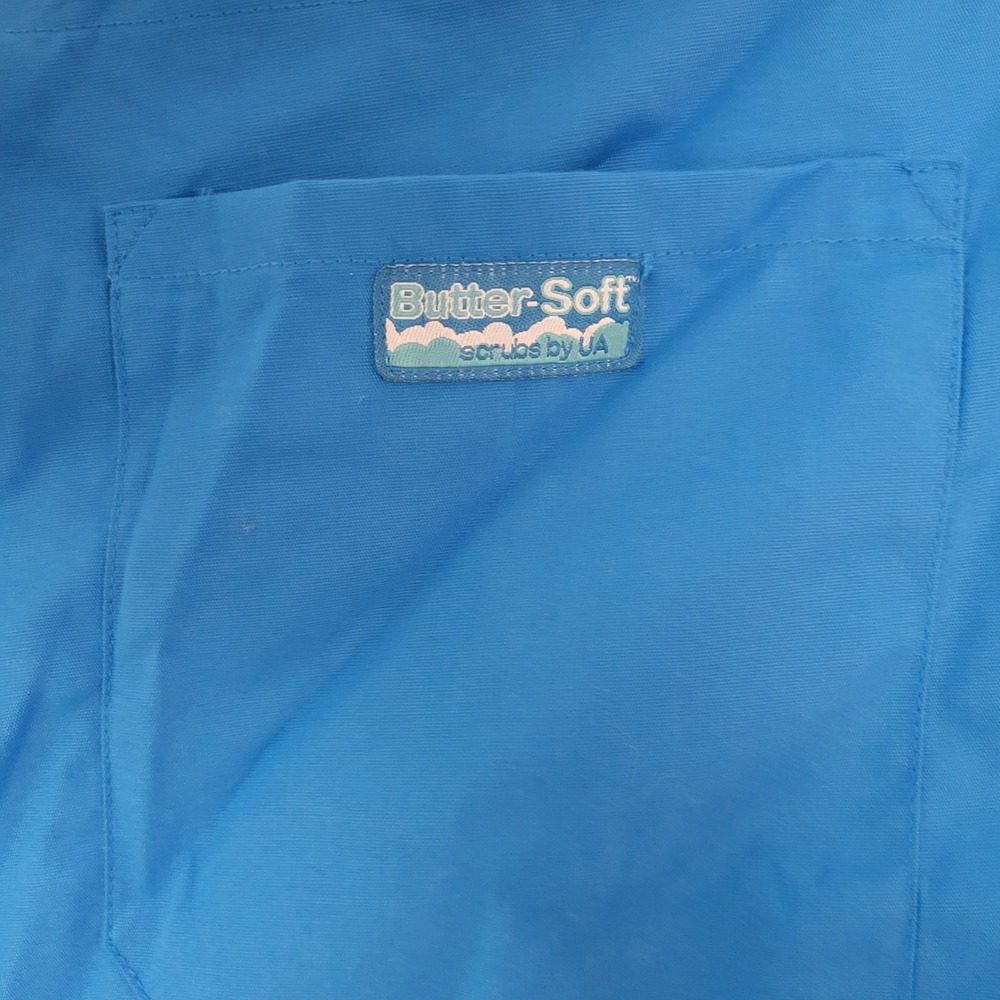 NWT Butter-Soft scrubs by UA Blue Cargo Drawstring Scrub Pants UA31C XL - Picture 10 of 10
